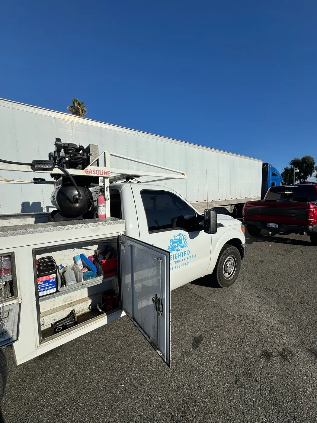 FreightFix trailer repair and yard service work